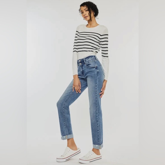 NWT!  KanCan High Rise Blue Women's Jeans - Picture 1 of 11